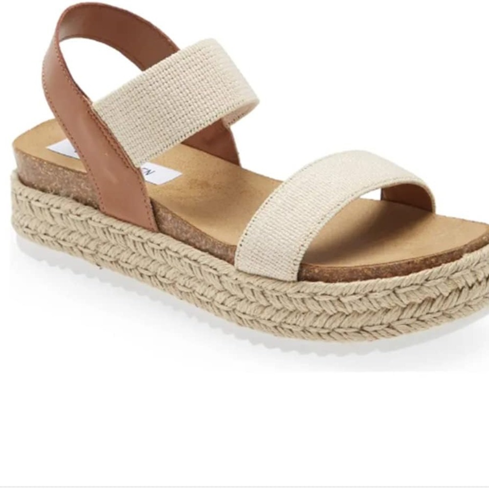 New w/o tags Steve Madden Jaklin Espadrille Platform Sandal